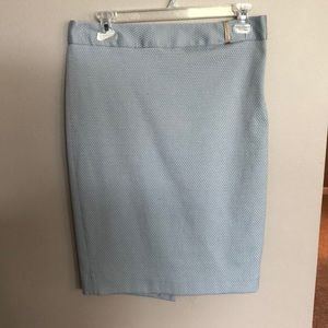 Light blue Pencil skirt